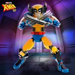 LEGO Marvel Wolverine Yapım Figürü 76257 – 8 Yaş ve Üzeri Kız ve Erkek Çocuklar için Süper Kahraman Hediyesi Fikri, 3 Uzayan Pençe Gibi Orijinal Detaylar İçeren Yaratıcı Oyuncak Yapım Seti (327 Parça)