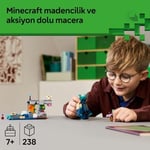 LEGO Minecraft Bekçi Karşılaşması 21274 - Video Oyunu Seven 7 Yaş ve Üzeri Çocuklar için Minecraft Temalı Koleksiyonluk Yaratıcı Oyuncak Yapım seti, Doğum Günü Hediyesi (238 Parça)