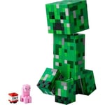 LEGO Minecraft Creeper 21276 - Video Oyunu Seven 10 Yaş ve Üzeri Çocuklar için Yaratıcı Aksiyon Figürü Yapım Seti, Doğum Günü Hediyesi (665 Parça)