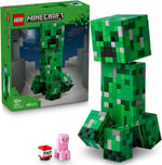 LEGO Minecraft Creeper 21276 - Video Oyunu Seven 10 Yaş ve Üzeri Çocuklar için Yaratıcı Aksiyon Figürü Yapım Seti, Doğum Günü Hediyesi (665 Parça)