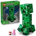 LEGO Minecraft Creeper 21276 - Video Oyunu Seven 10 Yaş ve Üzeri Çocuklar için Yaratıcı Aksiyon Figürü Yapım Seti, Doğum Günü Hediyesi (665 Parça)