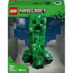 LEGO Minecraft Creeper 21276 - Video Oyunu Seven 10 Yaş ve Üzeri Çocuklar için Yaratıcı Aksiyon Figürü Yapım Seti, Doğum Günü Hediyesi (665 Parça)