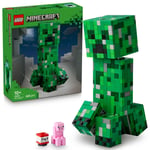 LEGO Minecraft Creeper 21276 - Video Oyunu Seven 10 Yaş ve Üzeri Çocuklar için Yaratıcı Aksiyon Figürü Yapım Seti, Doğum Günü Hediyesi (665 Parça)