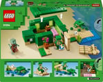 LEGO Minecraft Kaplumbağa Plaj Evi 21254-7 Yaş ve Üzeri Macera Oyunları Seven Çocuklar İçin 3 adet LEGO Minecraft Minifigürü içeren Yaratıcı Oyuncak Yapım Seti, Doğum Günü Hediyesi Fikri (234 Parça)
