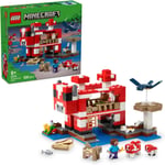 LEGO Minecraft Moshroom Evi 21270 – 8 Yaş ve Üzeri Erkek ve Kız Çocuklar için Mantar Tarlaları, Steve Figürü ve Yaratıklar İçeren Rol Yapım Oyuncağı Yapım Seti, Doğum Günü Hediyesi Fikri (500 Parça)