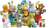 LEGO Minifigures Hayvanlar Seri 28 71051 – 5 Yaş ve Üzeri Çocuklar için Papağan, Aslan ve Sevimli Tavşan Dahil 12 Sürpriz Minifigürden 1'ini İçeren Yaratıcı Oyuncak Yapım Seti, Hediye Fikri (7 Parça)