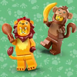 LEGO Minifigures Hayvanlar Seri 28 71051 – 5 Yaş ve Üzeri Çocuklar için Papağan, Aslan ve Sevimli Tavşan Dahil 12 Sürpriz Minifigürden 1'ini İçeren Yaratıcı Oyuncak Yapım Seti, Hediye Fikri (7 Parça)