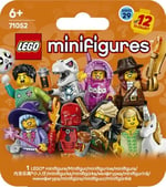 LEGO Minifigures Seri 29 71052-6 Yaş ve Üzeri Kız ve Erkek Çocuklar için Aksesuarlarıyla Birlikte Gelen 12 Karakterden 1'ini İçeren Yaratıcı Oyuncak Yapım Seti, Sürpriz Hediye Fikri (8 Parça)