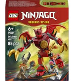 LEGO NINJAGO Kai’nin Ejderha Robotu Savaş Paketi 71851 | 6 Yaş ve Üzeri Çocuklar için Aksesuarlı Minifigürler İçeren Oyuncak Yapım Seti, Hediye Fikri (85 Parça)
