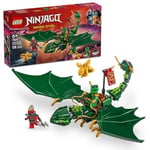 LEGO NINJAGO Lloyd’un Yeşil Orman Ejderhası 71829-6 Yaş ve Üzeri Çocuklar için 2 Minifigürlü Yaratıcı Oyuncak Yapım Seti, Doğum Günü Hediyesi (128 Parça)