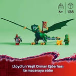 LEGO NINJAGO Lloyd’un Yeşil Orman Ejderhası 71829-6 Yaş ve Üzeri Çocuklar için 2 Minifigürlü Yaratıcı Oyuncak Yapım Seti, Doğum Günü Hediyesi (128 Parça)