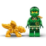 LEGO NINJAGO Lloyd’un Yeşil Orman Ejderhası 71829-6 Yaş ve Üzeri Çocuklar için 2 Minifigürlü Yaratıcı Oyuncak Yapım Seti, Doğum Günü Hediyesi (128 Parça)