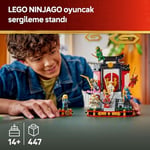 LEGO NINJAGO Ninja Karakteri Sergileme Modeli 15. Yıl Dönümü 71866 | 14 Yaş ve Üzeri Çocuklar için 8 Minifigür İçeren Dekoratif Sergileme Oyuncak Yapım Seti, Yaratıcı Hediye Fikri (447 Parça)