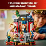LEGO NINJAGO Ninja Karakteri Sergileme Modeli 15. Yıl Dönümü 71866 | 14 Yaş ve Üzeri Çocuklar için 8 Minifigür İçeren Dekoratif Sergileme Oyuncak Yapım Seti, Yaratıcı Hediye Fikri (447 Parça)