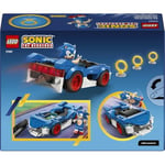LEGO Sonic the Hedgehog Sonic: Şimşek Araba 77117 | 7 Yaş ve Üzeri Çocuklar için Yaramaz Yüz Baskılı Sonic Minifigürü İçeren Oyuncak Yapım Seti, Hediye Fikri (126 Parça)