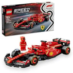 LEGO Speed Champions Ferrari SF-24 F1 Yarış Arabası 77242 – 10 Yaş ve Üzeri Kız ve Erkek Çocukları için Koleksiyonluk Sürücü Minifigürü İçeren Yapım Seti, Motor Hayranları için Model Kiti (275 Parça)