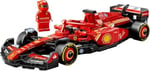 LEGO Speed Champions Ferrari SF-24 F1 Yarış Arabası 77242 – 10 Yaş ve Üzeri Kız ve Erkek Çocukları için Koleksiyonluk Sürücü Minifigürü İçeren Yapım Seti, Motor Hayranları için Model Kiti (275 Parça)