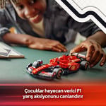 LEGO Speed Champions Ferrari SF-24 F1 Yarış Arabası 77242 – 10 Yaş ve Üzeri Kız ve Erkek Çocukları için Koleksiyonluk Sürücü Minifigürü İçeren Yapım Seti, Motor Hayranları için Model Kiti (275 Parça)