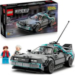 LEGO Speed Champions Geleceğe Dönüş’ten Zaman Makinesi 77256-9 Yaş ve Üzeri Çocuklar için Doktor Brown ve Marty McFly Minifigürleri İçeren Yaratıcı Oyuncak Yapım Seti, Hediye Fikri (357 Parça)