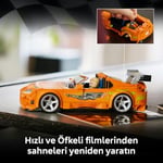 LEGO Speed Champions Hızlı ve Öfkeli Toyota Supra MK4 77260 | 10 Yaş ve Üzeri Çocuklar için Troy Lee'nin Nuclear Gladiator Grafiğini İçeren Oyuncak Yapım Seti, Hediye Fikri (292 Parça)