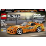 LEGO Speed Champions Hızlı ve Öfkeli Toyota Supra MK4 77260 | 10 Yaş ve Üzeri Çocuklar için Troy Lee'nin Nuclear Gladiator Grafiğini İçeren Oyuncak Yapım Seti, Hediye Fikri (292 Parça)