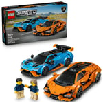 LEGO Speed Champions Lamborghini Revuelto ve Huracán STO 77238 – 10 Yaş ve Üzeri Çocuklar İçin Çift Model Araba, Detaylı Yarış Arabaları ve Sürücü Figürleriyle Oyun ve Sergileme Yapım Seti (607 Parça)