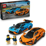 LEGO Speed Champions Lamborghini Revuelto ve Huracán STO 77238 – 10 Yaş ve Üzeri Çocuklar İçin Çift Model Araba, Detaylı Yarış Arabaları ve Sürücü Figürleriyle Oyun ve Sergileme Yapım Seti (607 Parça)