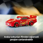 LEGO Speed Champions | Şimşek McQueen 77255 – 9 Yaş ve Üzeri Çocuklar için 'Lightyear' Baskılı Lastikler ve Ünlü Far Çıkartmaları İçeren Oyuncak Yapım Seti, Yaratıcı Hediye Fikri (270 Parça)