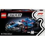 LEGO Speed Champions Visa Cash App RB VCARB 01 F1 Yarış Arabası 77246 | Yetişkinler için RB Kıyafeti ve Kanatlı Kask Giyen Sürücü Minifigürü İçeren Model Yapım Seti, Hediye Fikri (248 Parça)