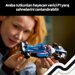 LEGO Speed Champions Visa Cash App RB VCARB 01 F1 Yarış Arabası 77246 | Yetişkinler için RB Kıyafeti ve Kanatlı Kask Giyen Sürücü Minifigürü İçeren Model Yapım Seti, Hediye Fikri (248 Parça)