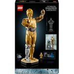 LEGO Star Wars™ C-3PO™ 75398 - Yetişkinler için İnşa Edilebilen Koleksiyonluk ve Nostaljik Droid Figürü Yapım Seti (1138 Parça)