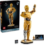 LEGO Star Wars™ C-3PO™ 75398 - Yetişkinler için İnşa Edilebilen Koleksiyonluk ve Nostaljik Droid Figürü Yapım Seti (1138 Parça)