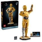 LEGO Star Wars™ C-3PO™ 75398 - Yetişkinler için İnşa Edilebilen Koleksiyonluk ve Nostaljik Droid Figürü Yapım Seti (1138 Parça)