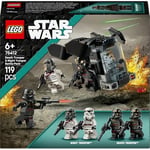LEGO Star Wars Death Trooper ve Night Trooper Savaş Paketi 75412-6 Yaş ve Üzeri Kız ve Erkek Çocuklar için 4 Minifigür İçeren Yaratıcı Oyuncak Yapım Seti, Doğum Günü Hediyesi Fikri (119 parça)