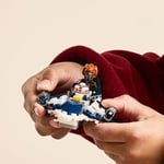 LEGO Star Wars: Klon Savaşları Plo Koon'un Jedi Starfighter Mikro Savaşçısı 75400-6 Yaş ve Üzeri Çocuklar için LEGO minifigür Kokpiti ve 2 Mermi Atıcı İçeren Yaratıcı Oyuncak Yapım Seti (89 Parça)