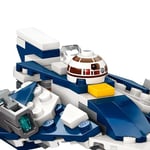 LEGO Star Wars: Klon Savaşları Plo Koon'un Jedi Starfighter Mikro Savaşçısı 75400-6 Yaş ve Üzeri Çocuklar için LEGO minifigür Kokpiti ve 2 Mermi Atıcı İçeren Yaratıcı Oyuncak Yapım Seti (89 Parça)