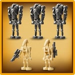 LEGO Star Wars Klon Trooper ve Savaş Droidi Savaş Paketi Seti 75372 – 7 Yaş ve Üzeri Kız ve Erkek Çocuklar için 4 Minifigür ve 5 Droid İçeren Oyuncak Yapım Seti, Doğum Günü Hediyesi Fikri (215 Parça)