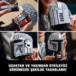 LEGO Star Wars™ Mandalorian™ Kaskı 75328 - Yetişkinler için Koleksiyonluk Sergileme Modeli Yapım Seti (584 Parça)