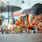 LEGO Star Wars: The Mandalorian Mandalore Pususu Savaş Paketi 75373-6 Yaş ve Üzeri Çocuklar için 4 Minifigür İçeren Koleksiyonluk Yaratıcı Oyuncak Yapım Seti (109 Parça)
