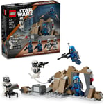 LEGO Star Wars: The Mandalorian Mandalore Pususu Savaş Paketi 75373-6 Yaş ve Üzeri Çocuklar için 4 Minifigür İçeren Koleksiyonluk Yaratıcı Oyuncak Yapım Seti (109 Parça)