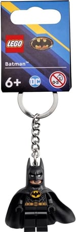 LEGO Süper Kahramanlar Batman Siyah Takım Minifigür Anahtarlık 854235, Siyah, S