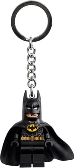 LEGO Süper Kahramanlar Batman Siyah Takım Minifigür Anahtarlık 854235, Siyah, S