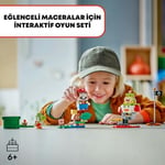 LEGO Super Mario İnteraktif LEGO Mario ile Maceralar 71439-6 Yaş ve Üzeri Kız ve Erkek Çocukları için Yoshi Oyuncağı ile Bowser Jr'ın Araba Seti, Oyun Severlere Doğum Günü Hediyesi Fikri (218 Parça)