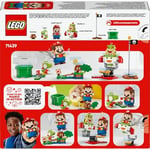 LEGO Super Mario İnteraktif LEGO Mario ile Maceralar 71439-6 Yaş ve Üzeri Kız ve Erkek Çocukları için Yoshi Oyuncağı ile Bowser Jr'ın Araba Seti, Oyun Severlere Doğum Günü Hediyesi Fikri (218 Parça)