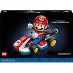 LEGO Super Mario: Mario Kart – Mario ve Standard Kart 72037 | Yetişkinler için İnşa Edilebilen Mario Figürü İçeren Koleksiyonluk Sergileme Modeli Yapım Seti, Hediye Fikri (1972 Parça)
