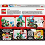 LEGO Super Mario: Mario Kart – Yoshi Bike 72031, 7 Yaş ve Üzeri Erkek ve Kız Çocukları ve Oyuncular için Yaratıcı Oyuncak Yapım Seti, Oyuncular İçin Doğum Günü Hediyesi (133 Parça)