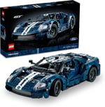 LEGO Technic 2022 Ford GT 42154 - Yetişkinler için Sergilenebilecek bir Supercar Modeli İçeren Sürükleyici bir Yaratıcı Model Yapım Seti (1466 Parça)