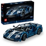 LEGO Technic 2022 Ford GT 42154 - Yetişkinler için Sergilenebilecek bir Supercar Modeli İçeren Sürükleyici bir Yaratıcı Model Yapım Seti (1466 Parça)