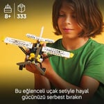LEGO Technic Arazi Uçağı 42198 – 8 Yaş üstü Erkek ve Kız Çocuklar için Dönen Pervane ve Pistonlu Motor İçeren Yaratıcı Rol Yapma Oyuncağı, Hediye Fikri (333 Parça)