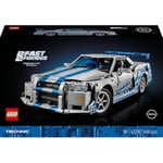 LEGO Technic Daha Hızlı Daha Öfkeli Nissan Skyline GT-R (R34) Araba 42210 - Yetişkinler için Dekoratif Araba Modeli Yapım Seti, Doğum Günü Hediyesi (1410 Parça)